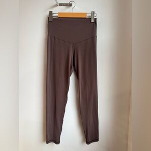 Aerie Offline Real Me High Rise 7/8 Brown Leggings